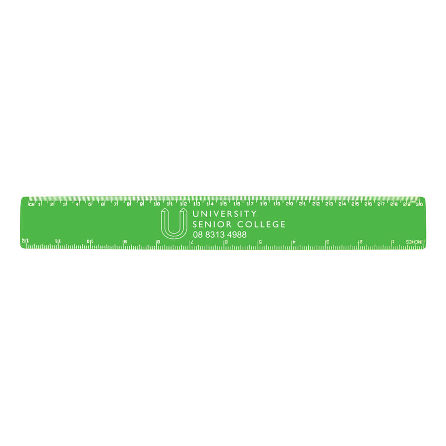 30cm Plastic Ruler - K113 Image 