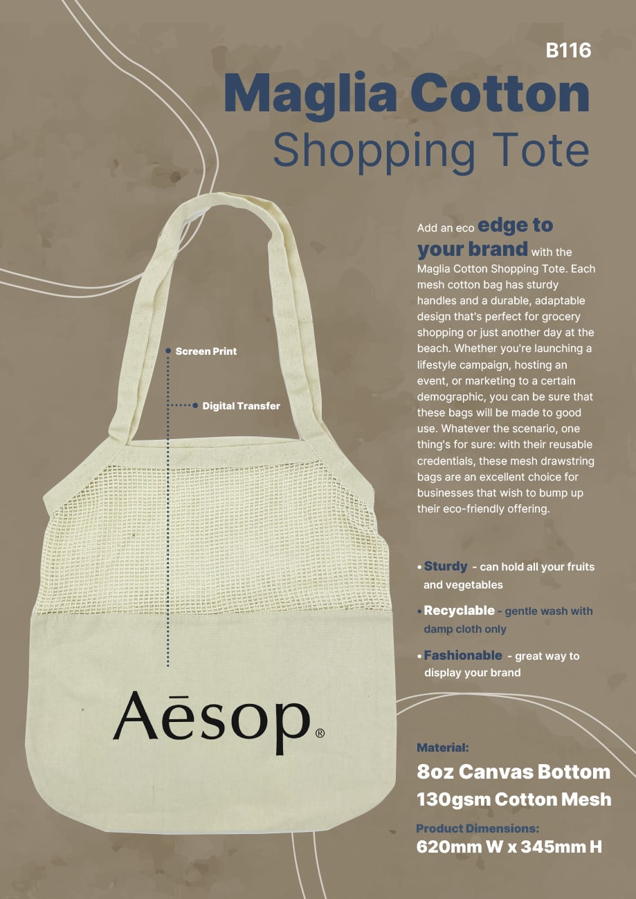 Maglia Cotton Shopping Tote - image 6
