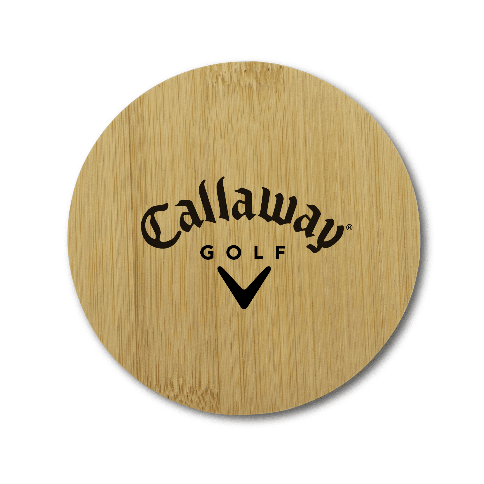 Round Bamboo Coaster - B165 Image