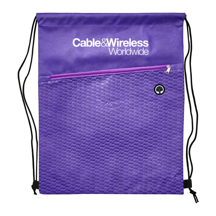 Waves Drawstring Bag - B561 Image