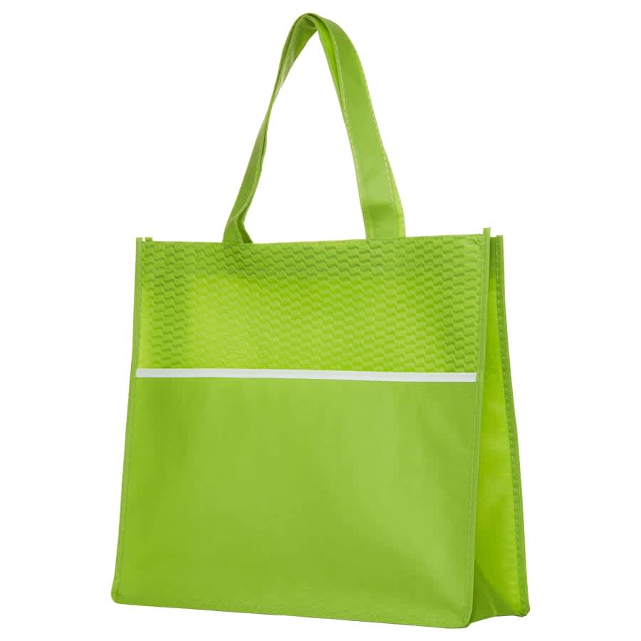 Shopping Tote Bag with Waves - B563 Image