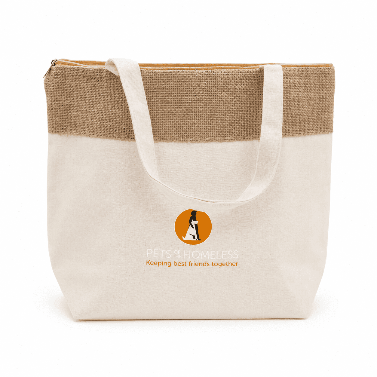 The Brooke Jute and Cotton Cooler Bag