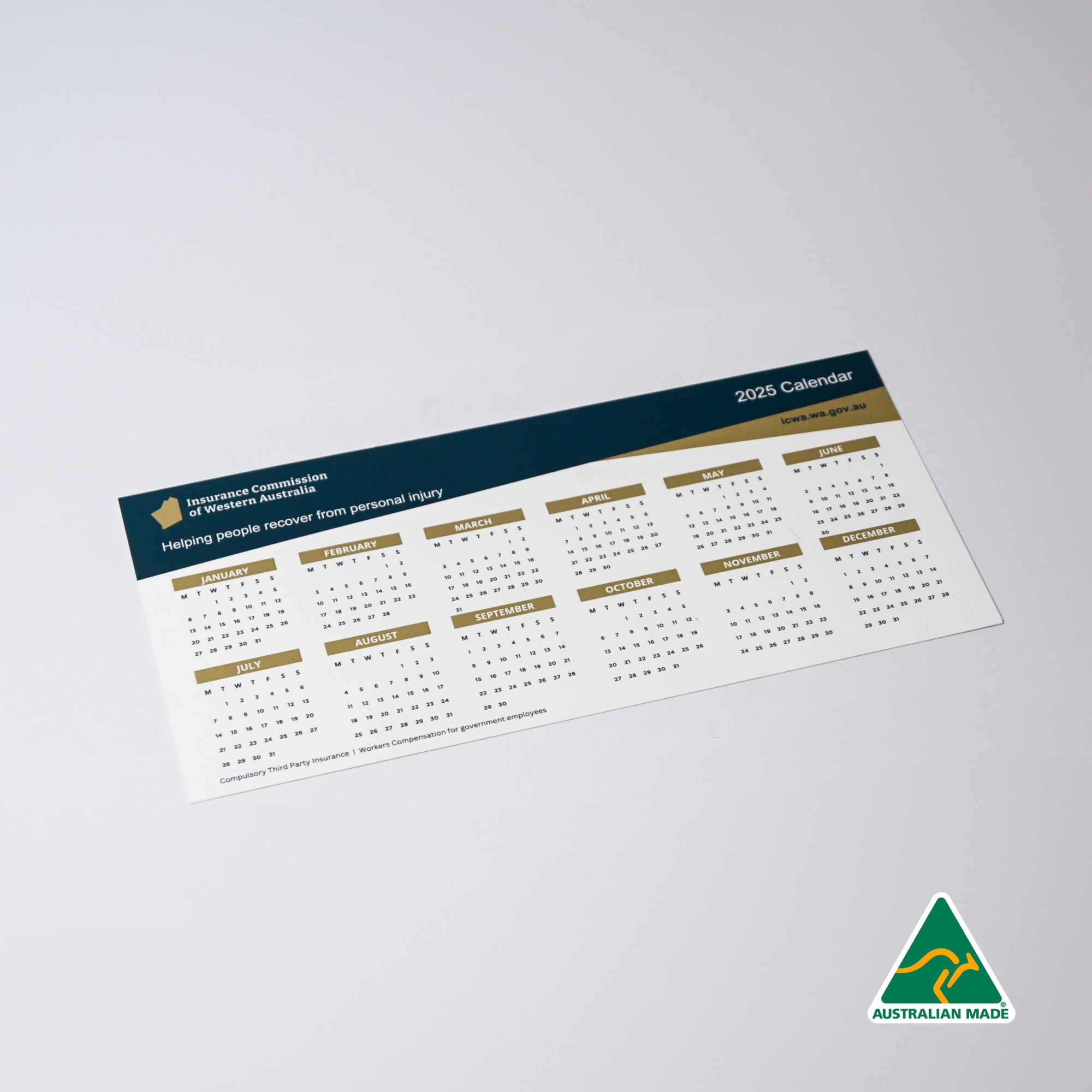 Magnetic Tab Calendar
