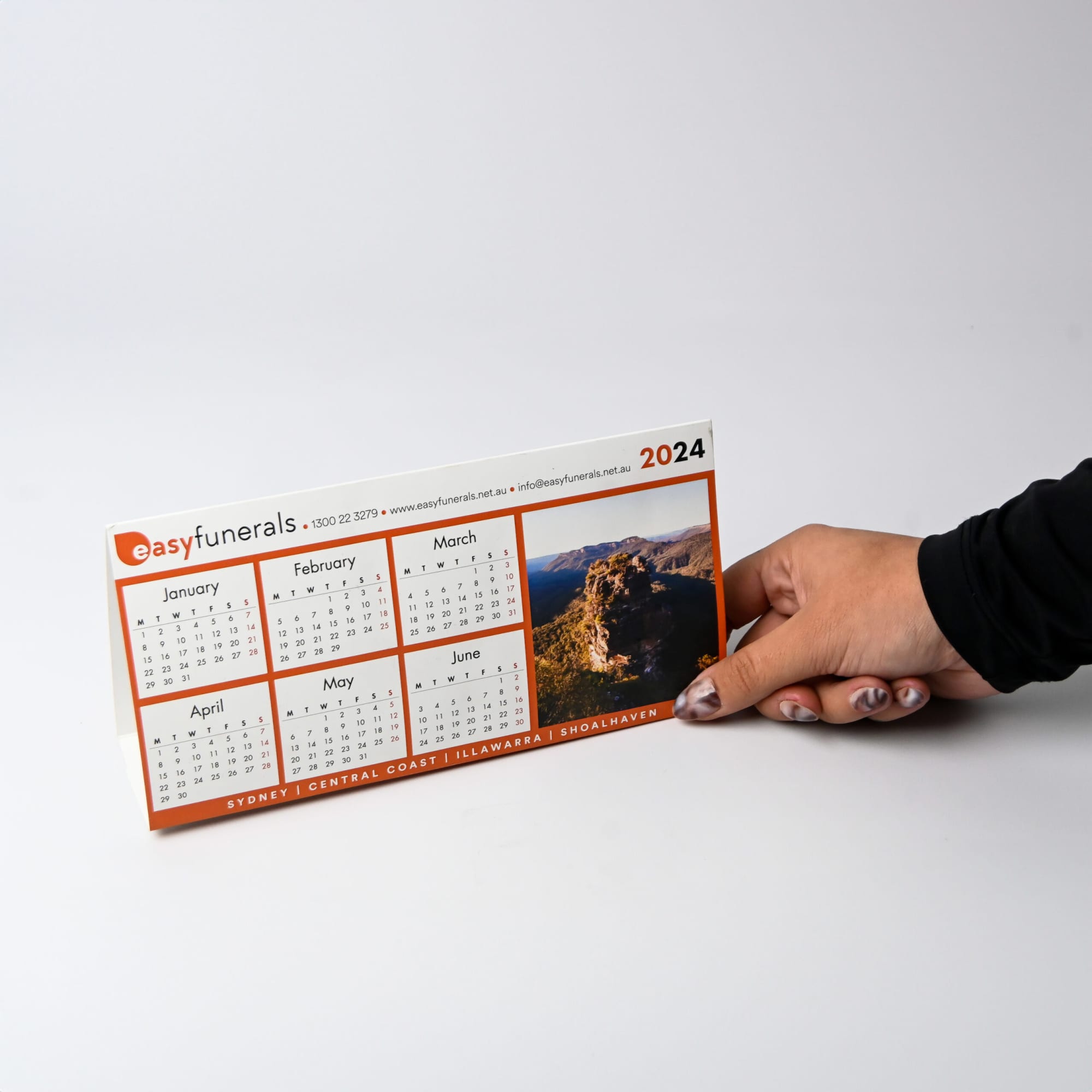Alternative view of Desk Calendar