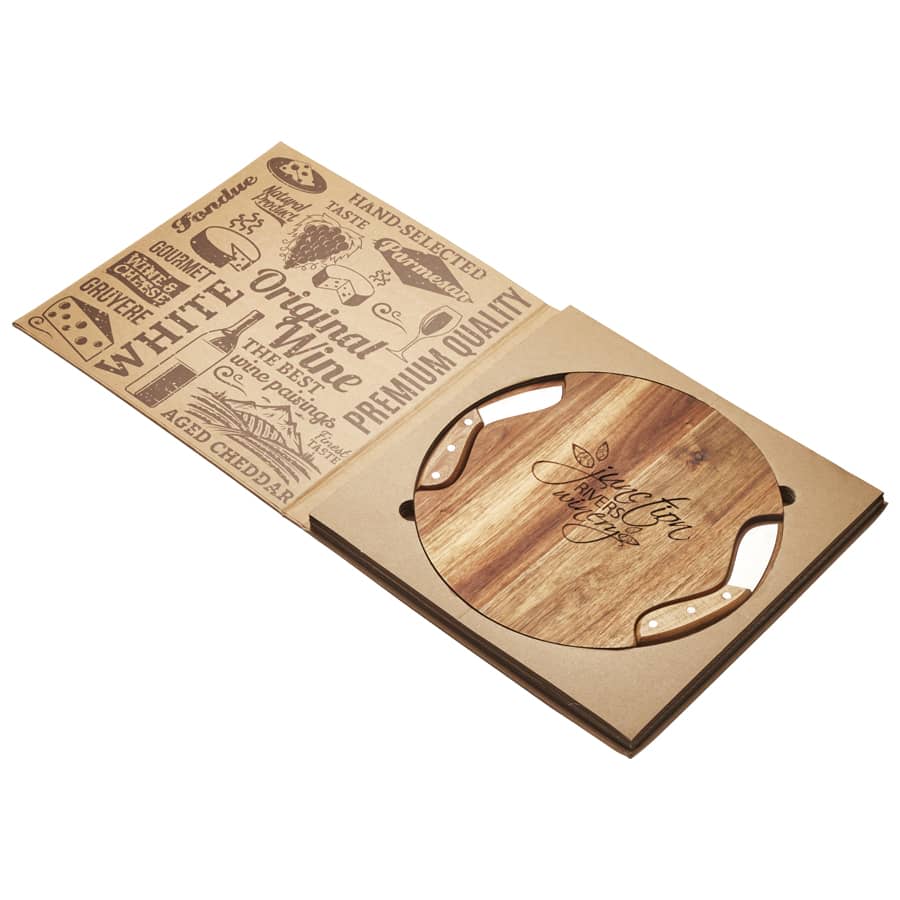 Soroba Cheeseboard & Knife Duo - D386 Image 