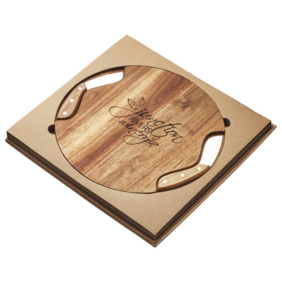 Soroba Cheeseboard & Knife Duo - D386 Image 