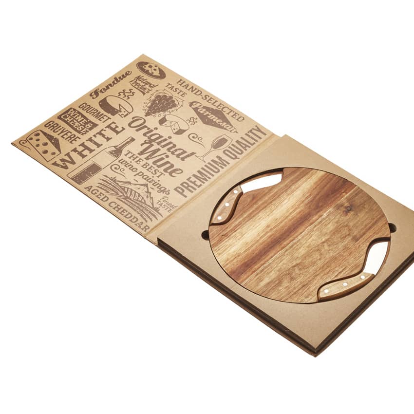 Soroba Cheeseboard & Knife Duo - D386 Image 