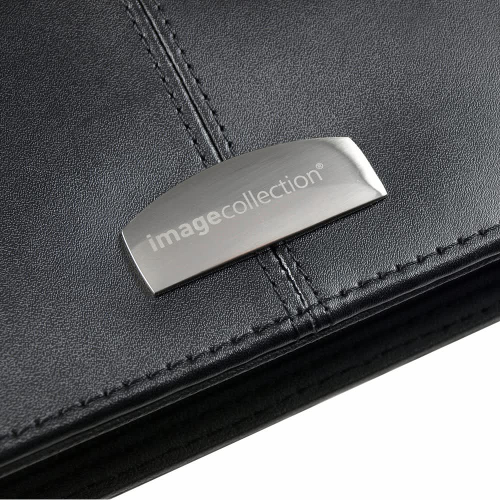 Essex Leather Zippered 3 Ring Compendium - D883 Image