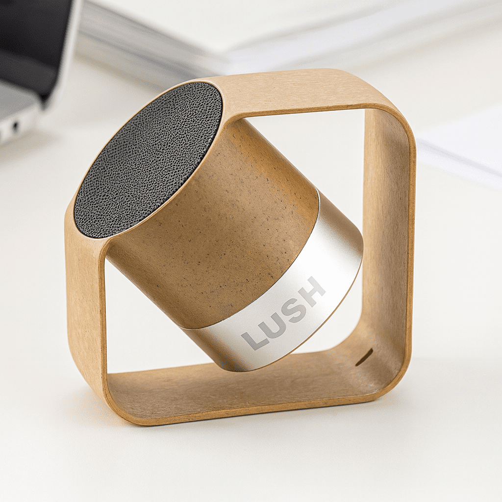 Kobra Wireless speaker - Plant Fibre & Aluminium