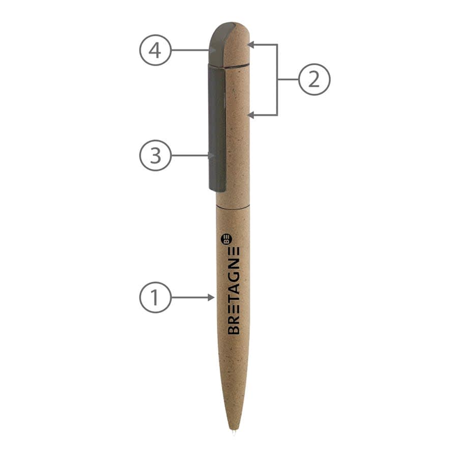 BND62 FOLK, TWIST METAL BALL PEN - image 17