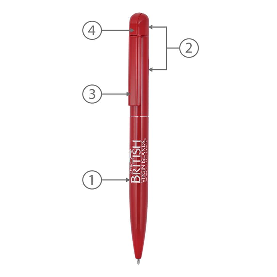 BND62 FOLK, TWIST METAL BALL PEN - image 18