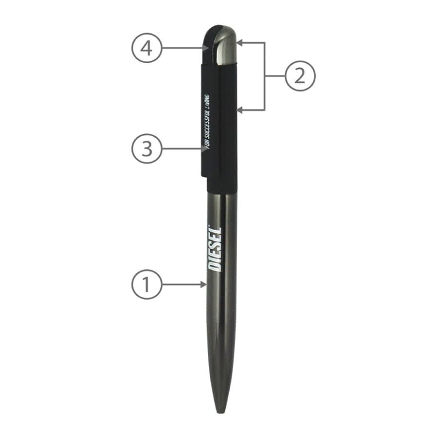 BND62 FOLK, TWIST METAL BALL PEN - image 20