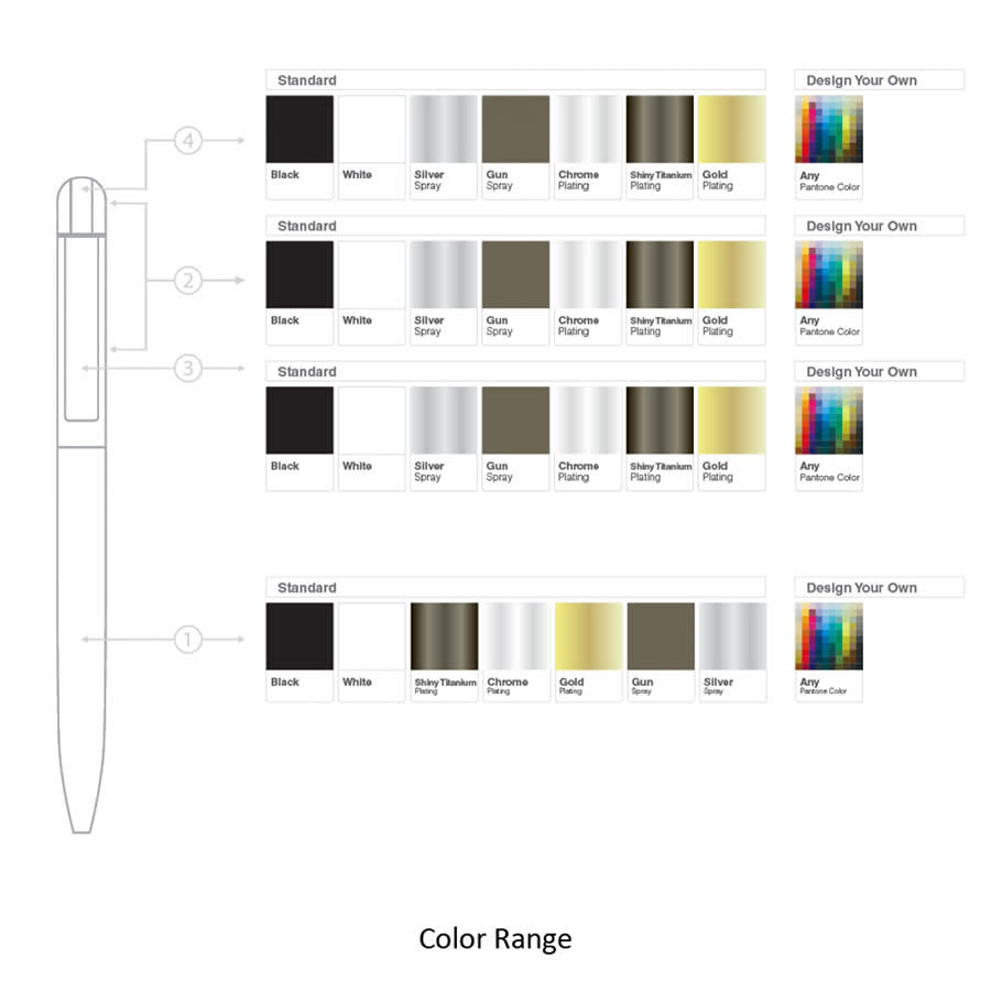 BND62 FOLK, TWIST METAL BALL PEN - image 30