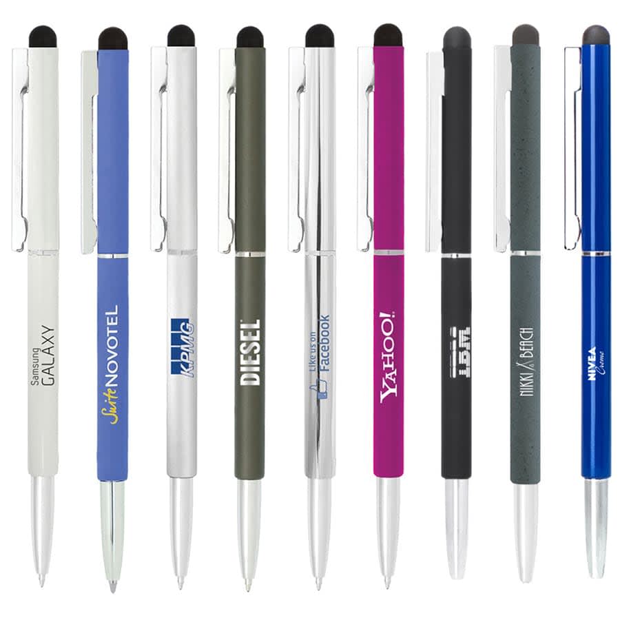BND71S CLAP STYLUS THIN TWIST METAL BALL PEN - image 1