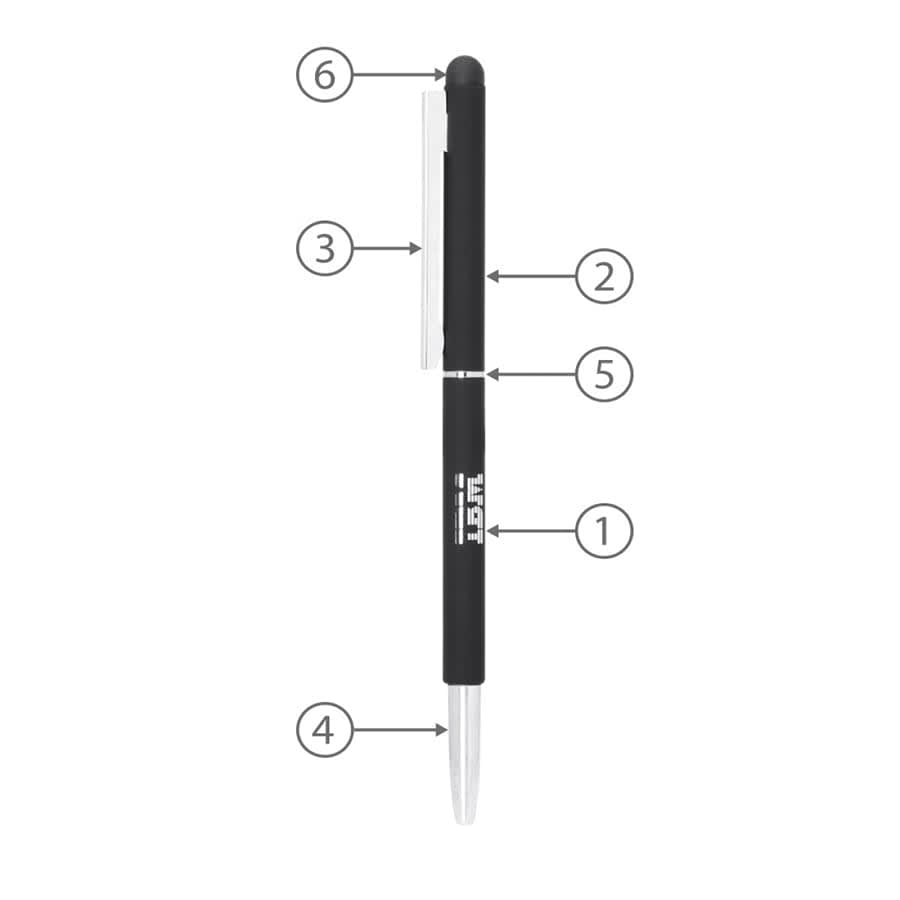 BND71S CLAP STYLUS THIN TWIST METAL BALL PEN - image 11