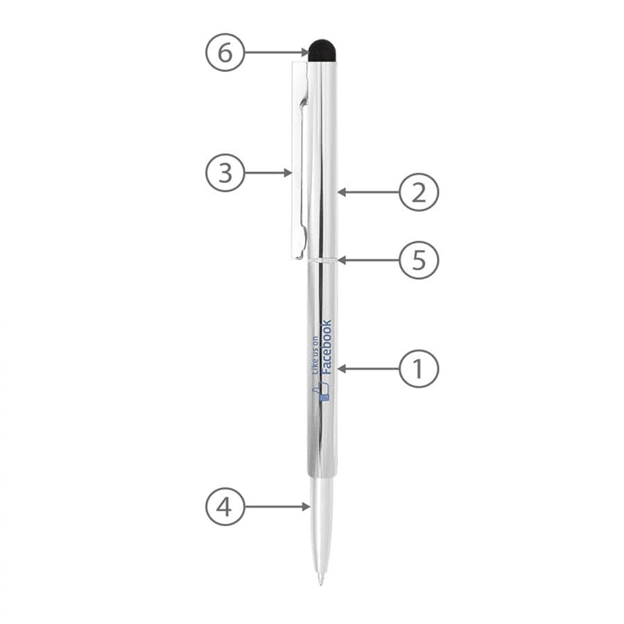 BND71S CLAP STYLUS THIN TWIST METAL BALL PEN - image 12