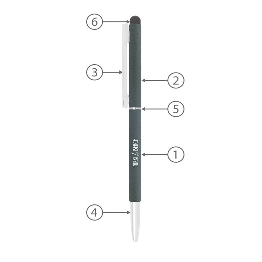 BND71S CLAP STYLUS THIN TWIST METAL BALL PEN - image 14