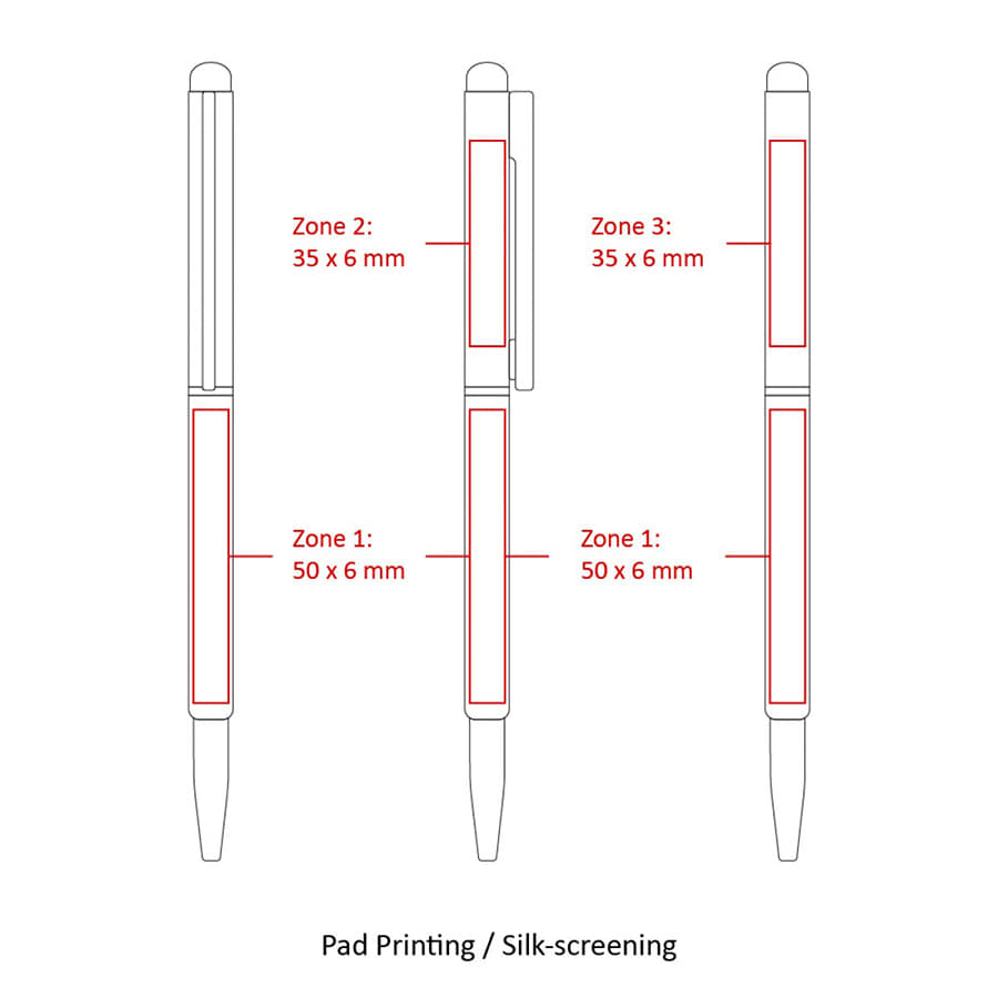 BND71S CLAP STYLUS THIN TWIST METAL BALL PEN - image 24