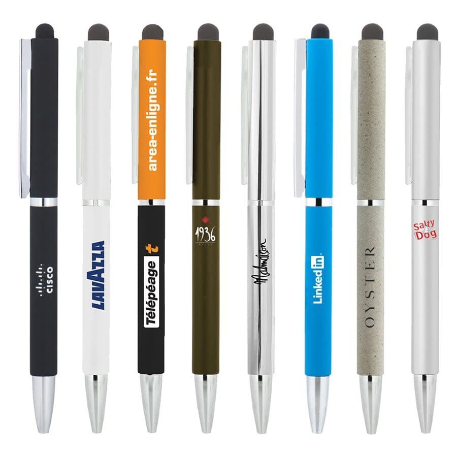 BND71XLS CLAP STYLUS TWIST METAL BALL PEN