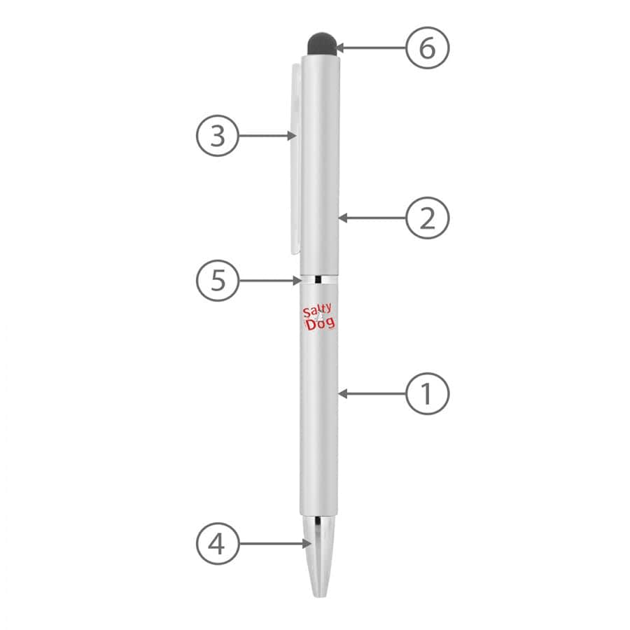 BND71XLS CLAP STYLUS TWIST METAL BALL PEN - FD71XLS.MTO Image 