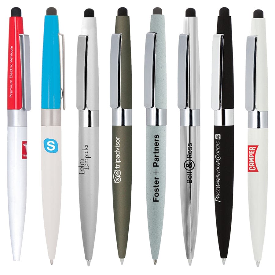 BND77S PERI STYLUS, TWIST METAL BALL PEN - image 1