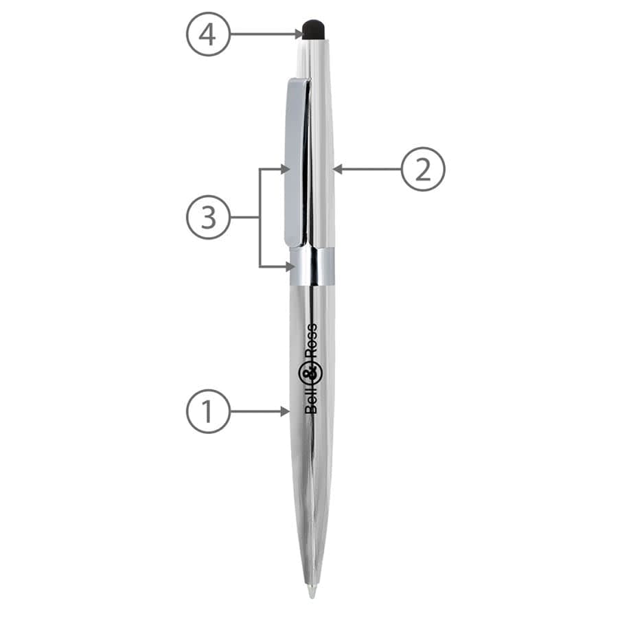 BND77S PERI STYLUS, TWIST METAL BALL PEN - image 11