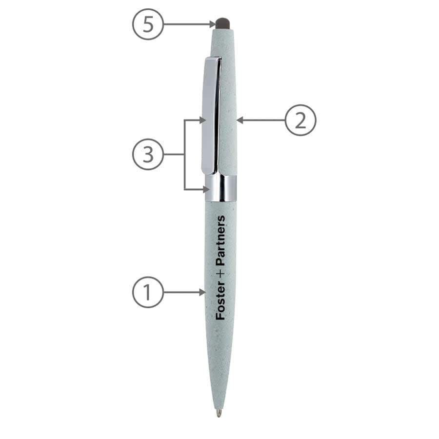 BND77S PERI STYLUS, TWIST METAL BALL PEN - image 12