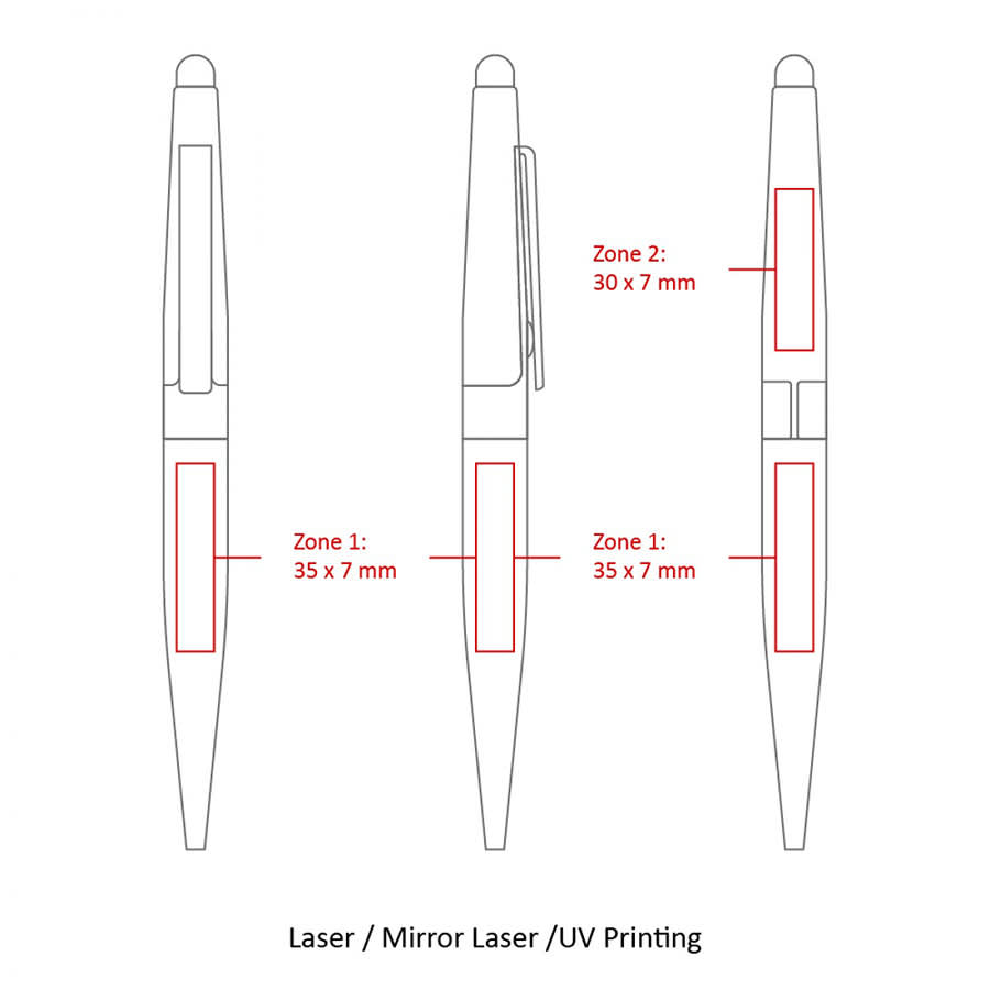 BND77S PERI STYLUS, TWIST METAL BALL PEN - image 21