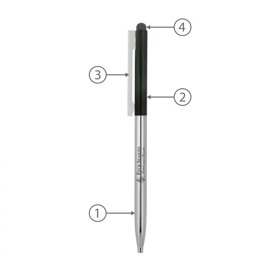 BND78S SARI STYLUS, THIN TWIST METAL BALL PEN - image 11