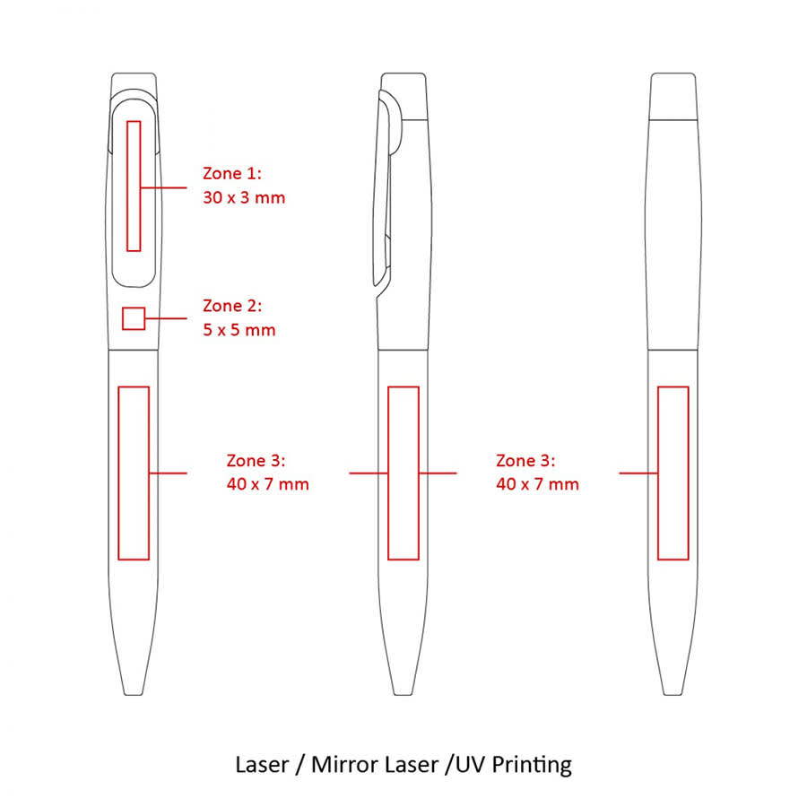 BND80 BLOA, TWIST METAL BALL PEN
