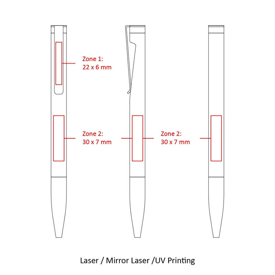 BND84 ATTEN, TWIST METAL BALL PEN - image 9