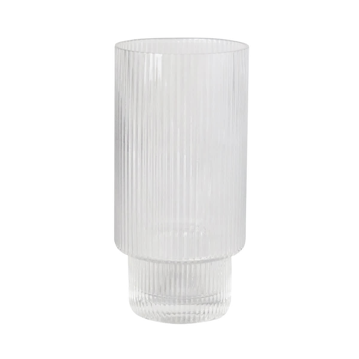 Oscar Ribbed Highball 380mL Glasses - G104 Image