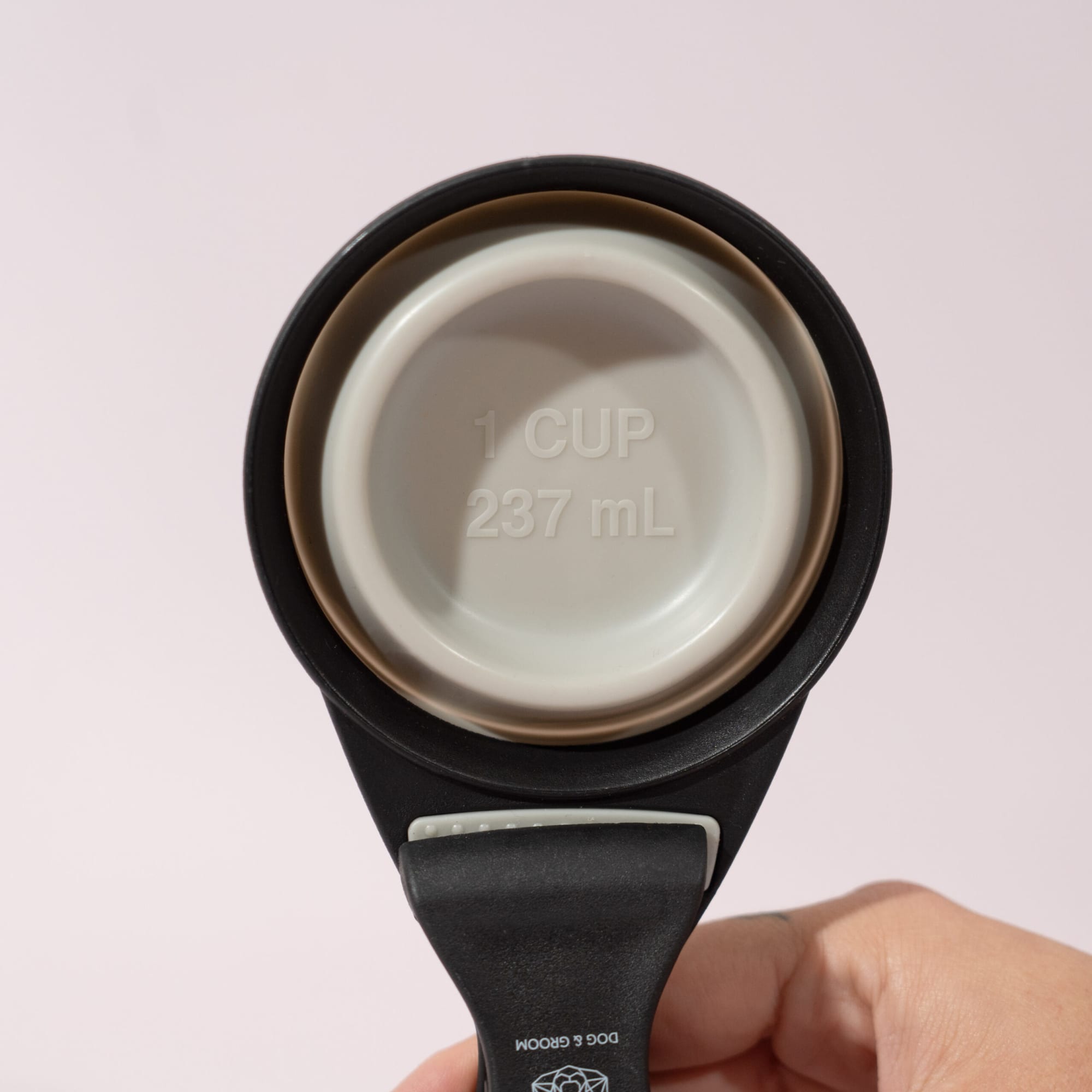 Alternative view of Collapsible Silicone Pet Food Scoop & Bag Clip