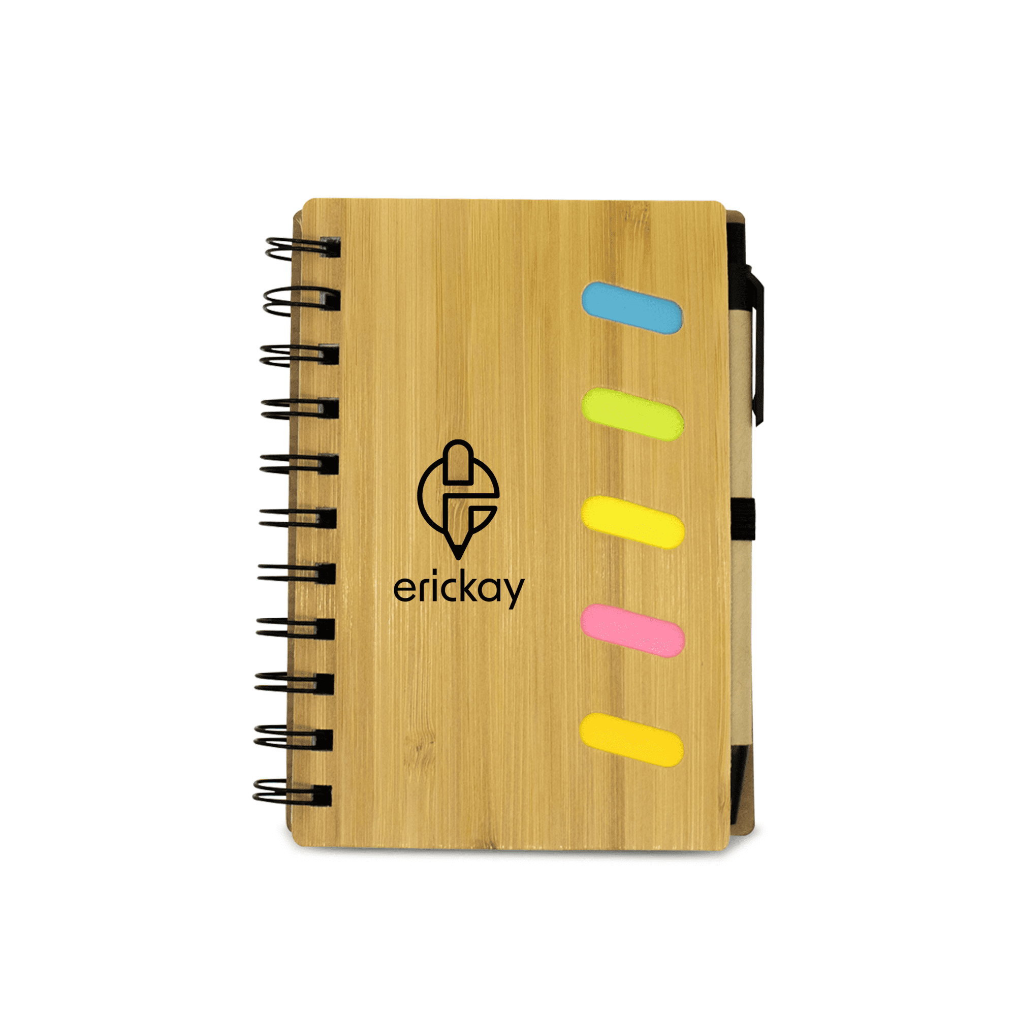 Bamboo Notebook with Pen - JT125 Image 