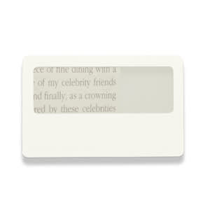 Pocket Ruler Magnifier with Sleeve - K235 Image