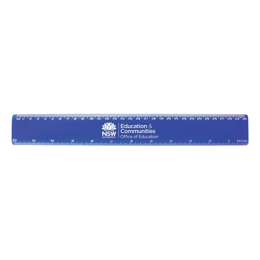 30cm Plastic Ruler - K113 Image 