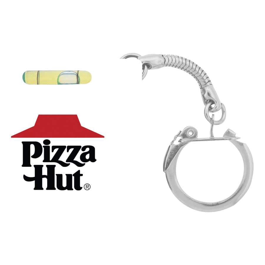 Tape Measure with Level Key Chain - K158 Image