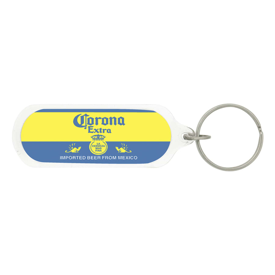 Oval Acrylic Keychain - K221 Image