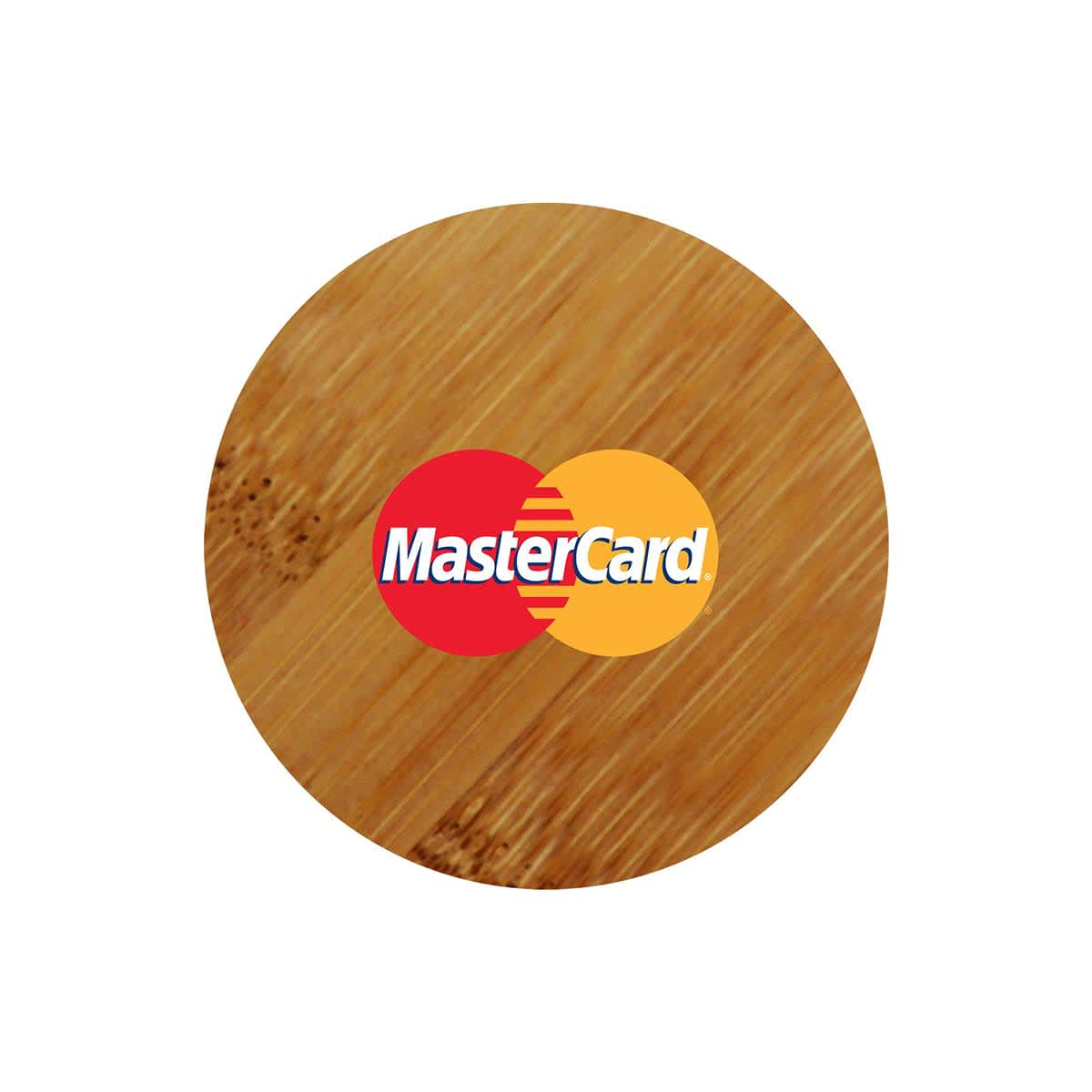 Round Bamboo Bottle Opener - K280 Image