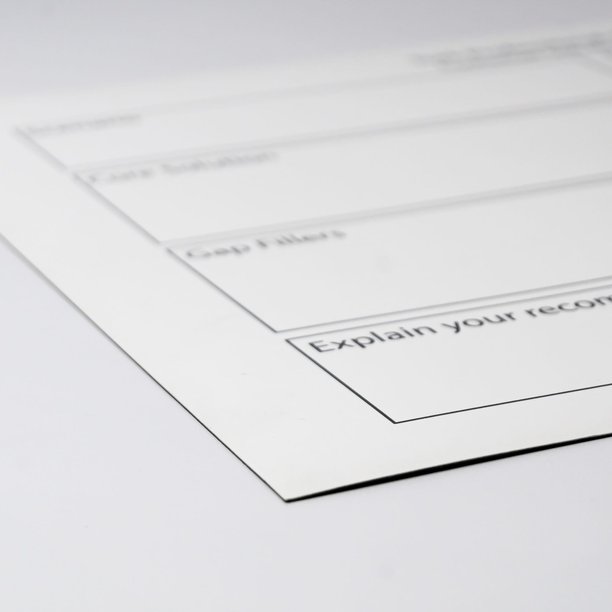 Magnetic Whiteboard (297mm x 420mm) - image 3