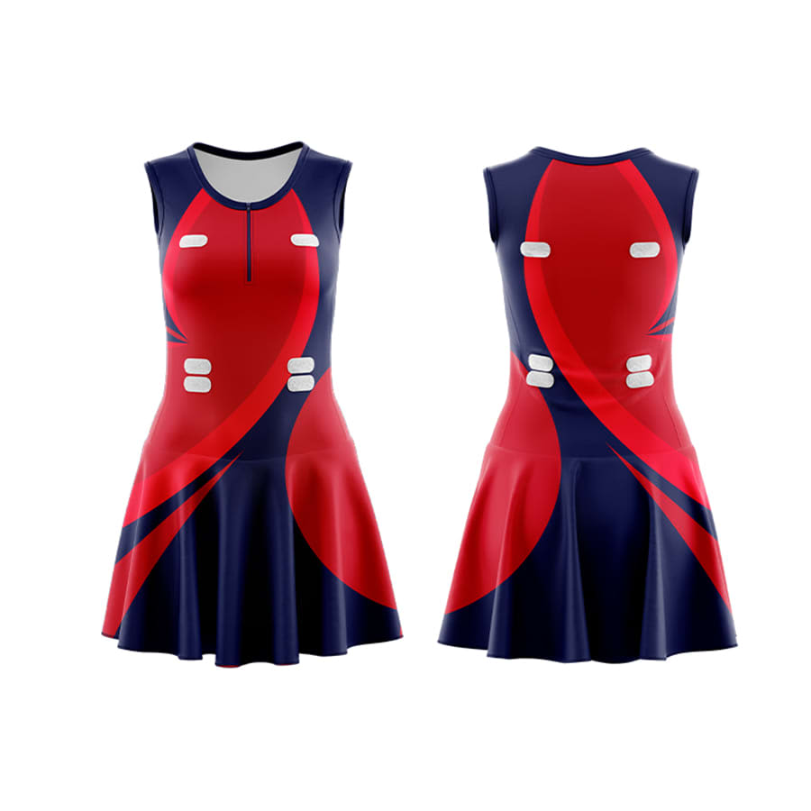 Womens Full-Skirt Netball Dress - OA006 Image