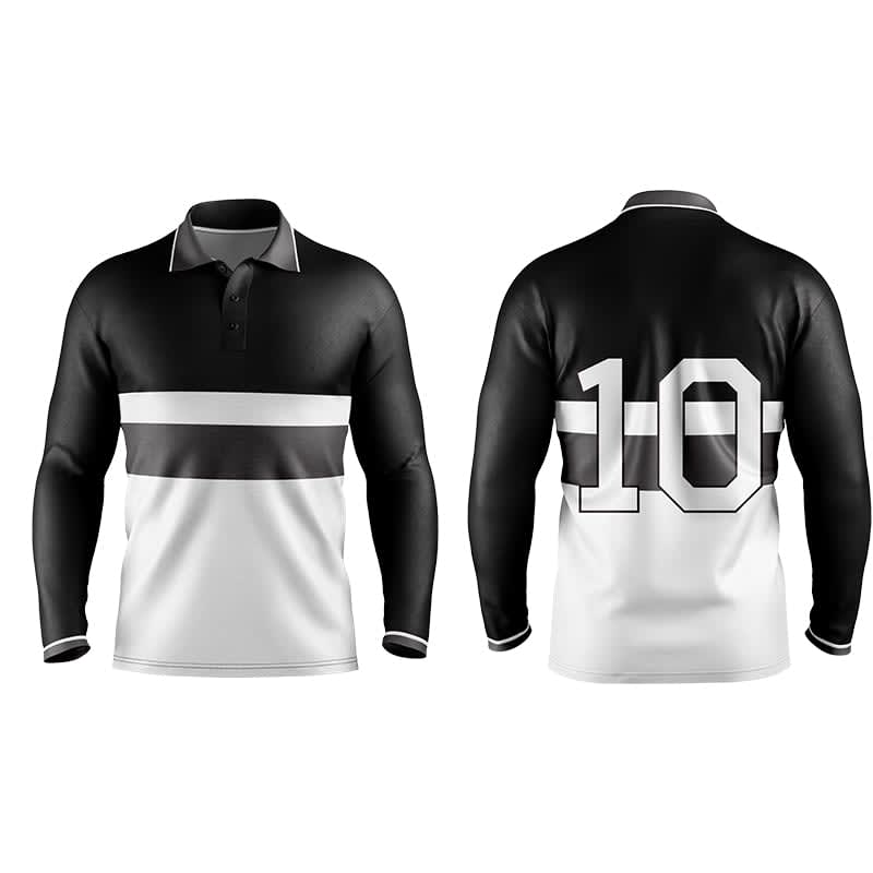 Long Sleeve Polo Shirt - image 3