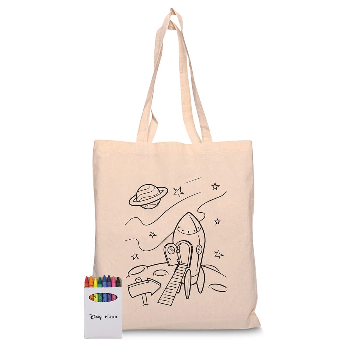 Squiggle Calico bag + Crayon set - RB1018S Image