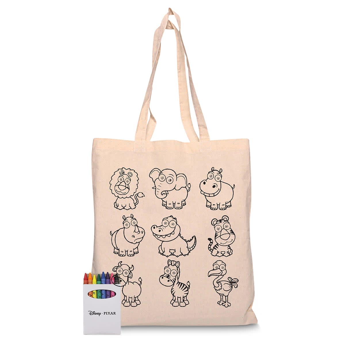 Squiggle Calico bag + Crayon set - RB1018S Image