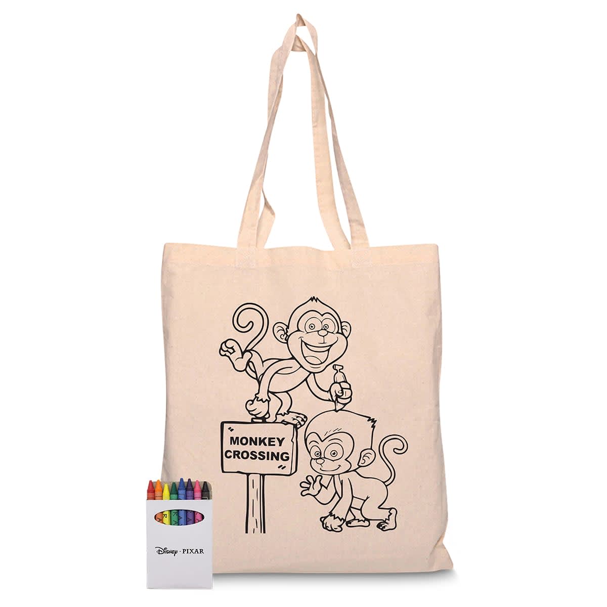 Squiggle Calico bag + Crayon set - RB1018S Image