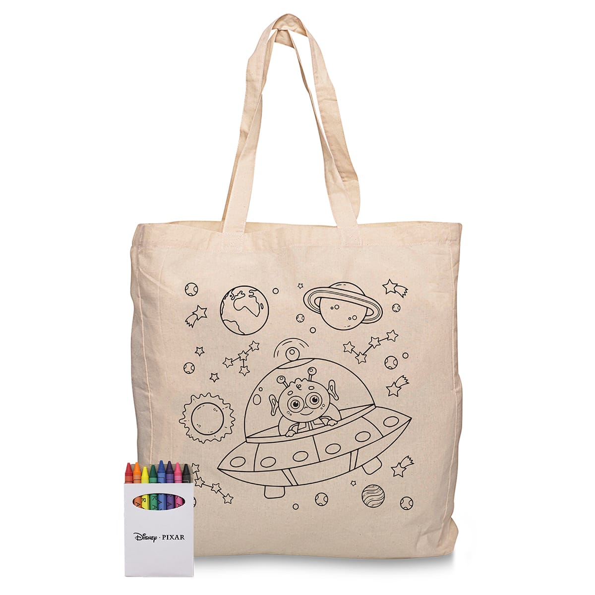 Squiggle Calico bag + Crayon set - RB1019S Image