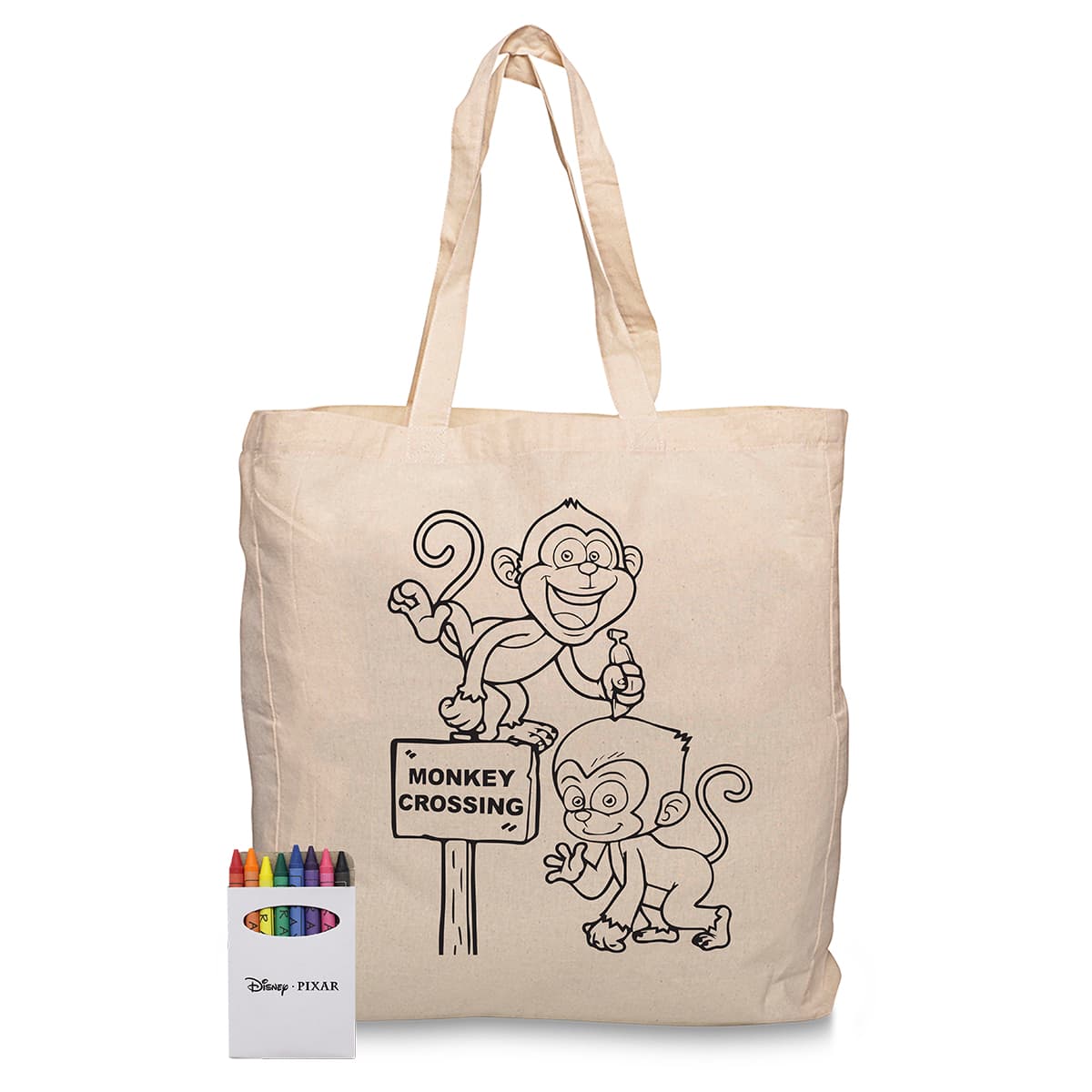 Squiggle Calico bag + Crayon set - RB1019S Image
