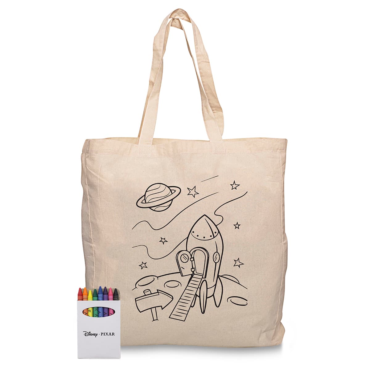 Squiggle Calico bag + Crayon set - RB1019S Image