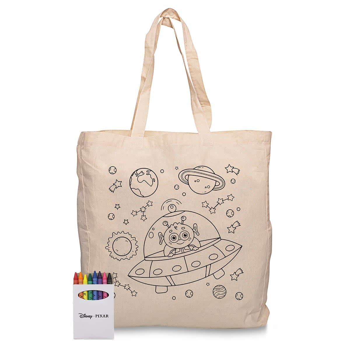 Squiggle Calico bag + Crayon set - RB1019S Image