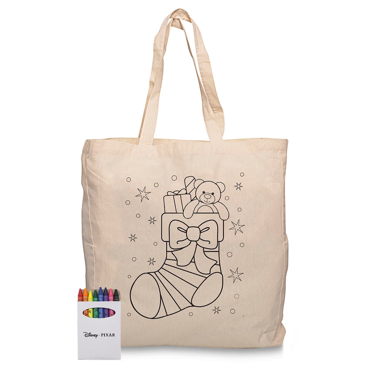 Squiggle Calico bag + Crayon set - RB1019S Image